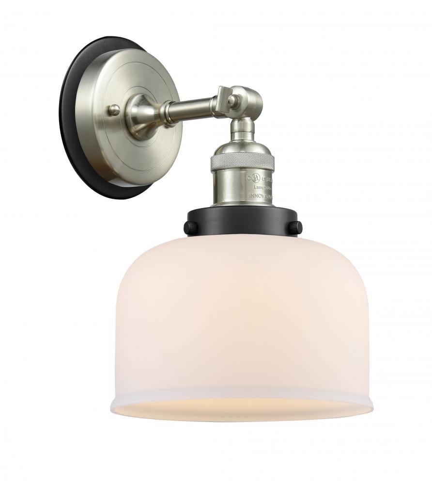 Bell - 1 Light - 8 inch - Polished Nickel - Sconce