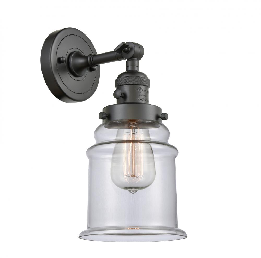 Canton - 1 Light - 7 inch - Oil Rubbed Bronze - Adjustable Sconce