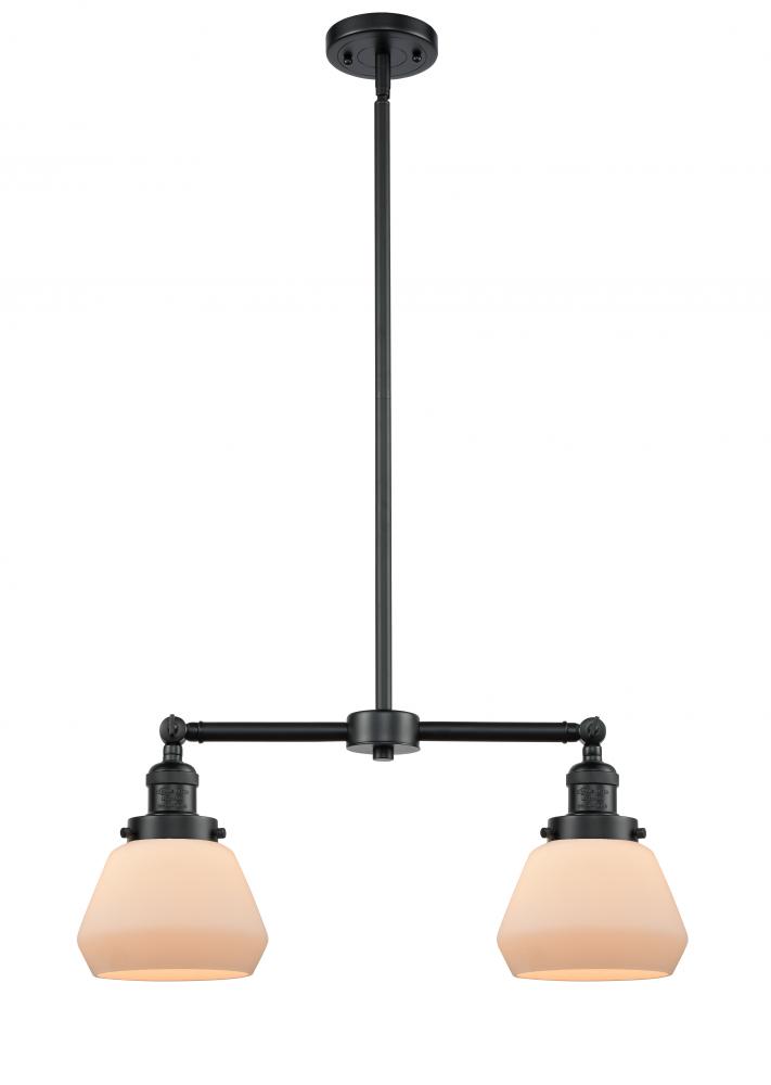 Fulton - 2 Light - 21 inch - Oil Rubbed Bronze - Stem Hung - Island Light