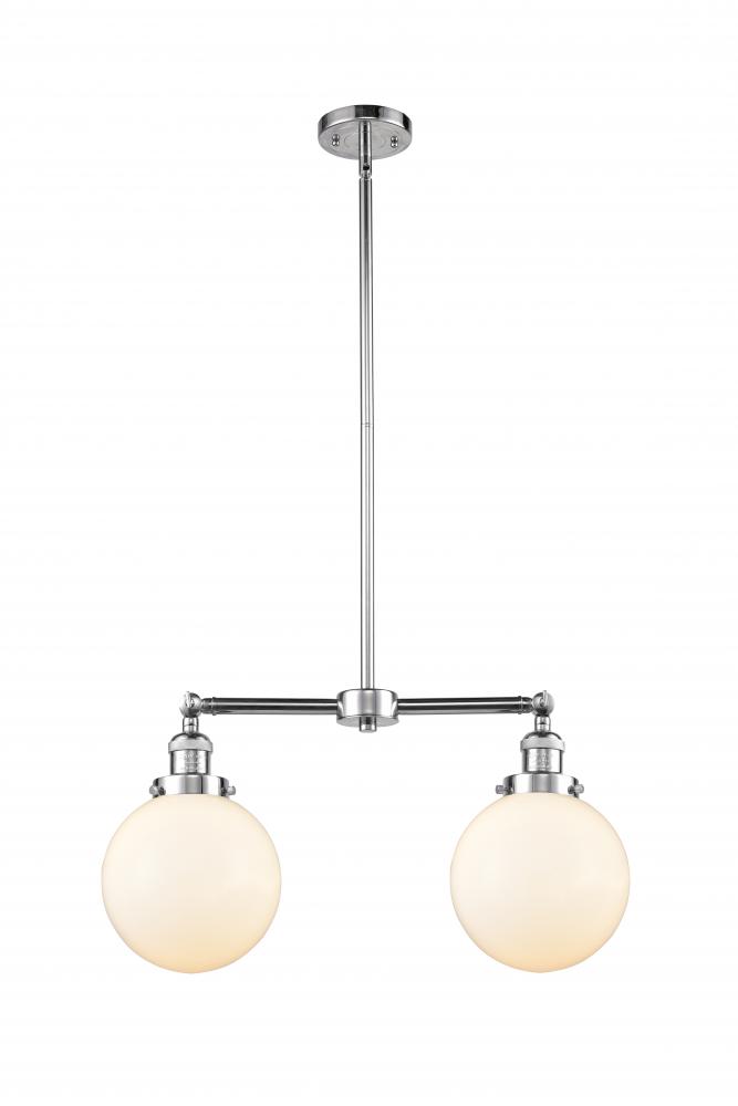 Beacon - 2 Light - 25 inch - Polished Chrome - Stem Hung - Island Light