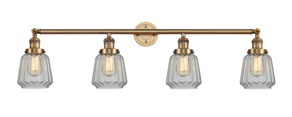 Chatham - 4 Light - 42 inch - Brushed Brass - Bath Vanity Light