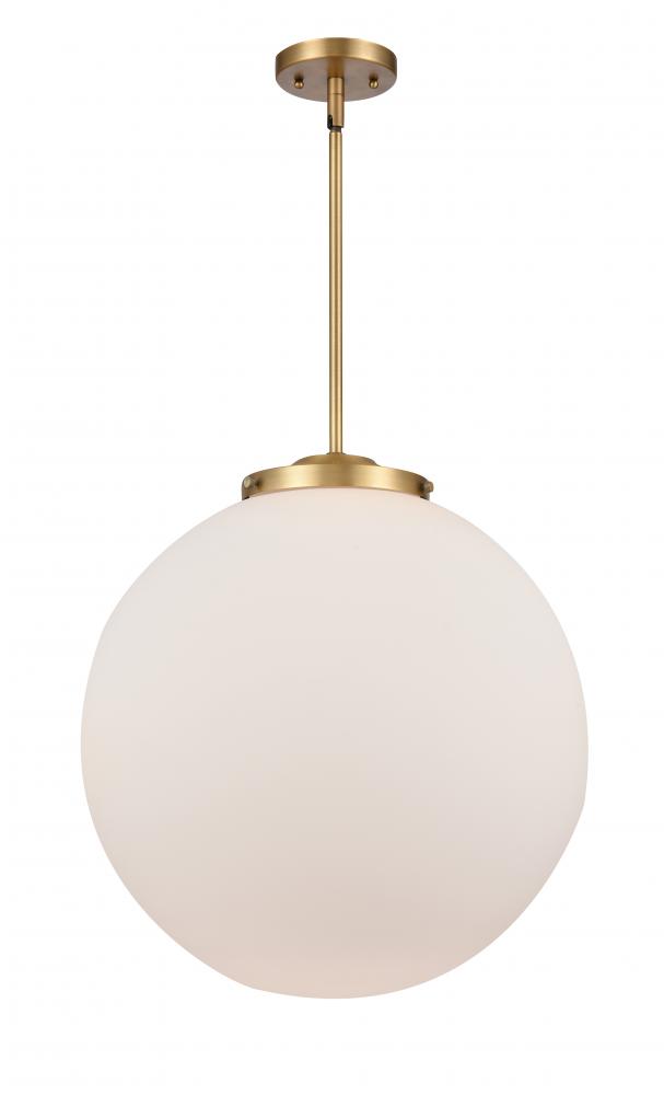 Beacon - 1 Light - 18 inch - Brushed Brass - Stem Hung - Pendant