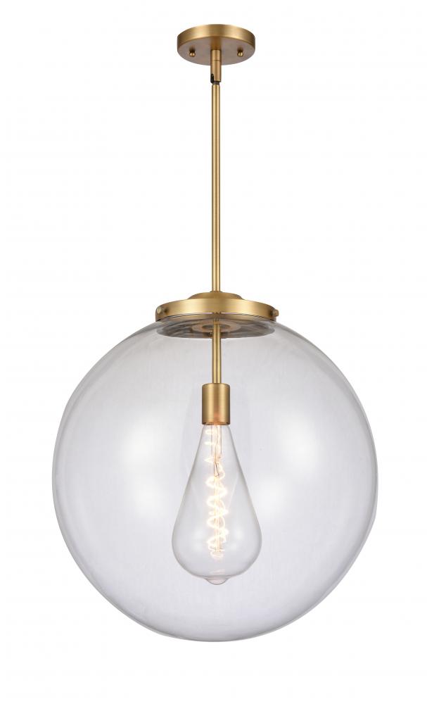 Beacon - 1 Light - 18 inch - Brushed Brass - Stem Hung - Pendant