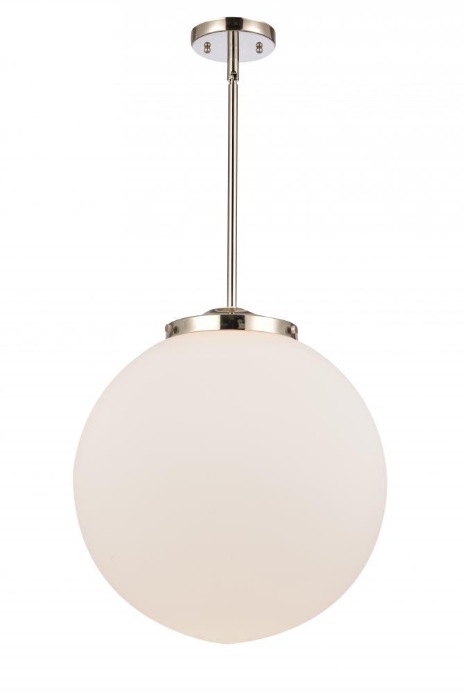 Beacon - 1 Light - 16 inch - Polished Nickel - Stem Hung - Pendant