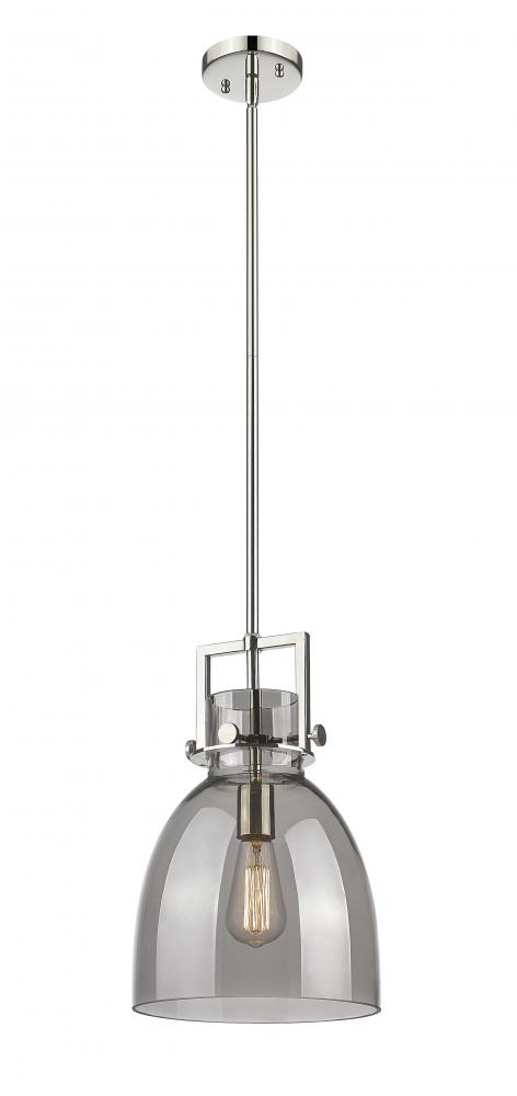 Newton Bell - 1 Light - 10 inch - Polished Nickel - Mini Pendant