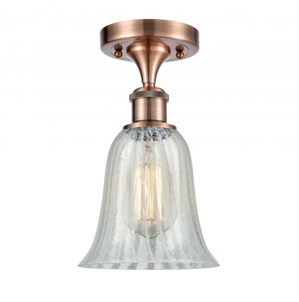 Hanover - 1 Light - 6 inch - Antique Copper - Semi-Flush Mount