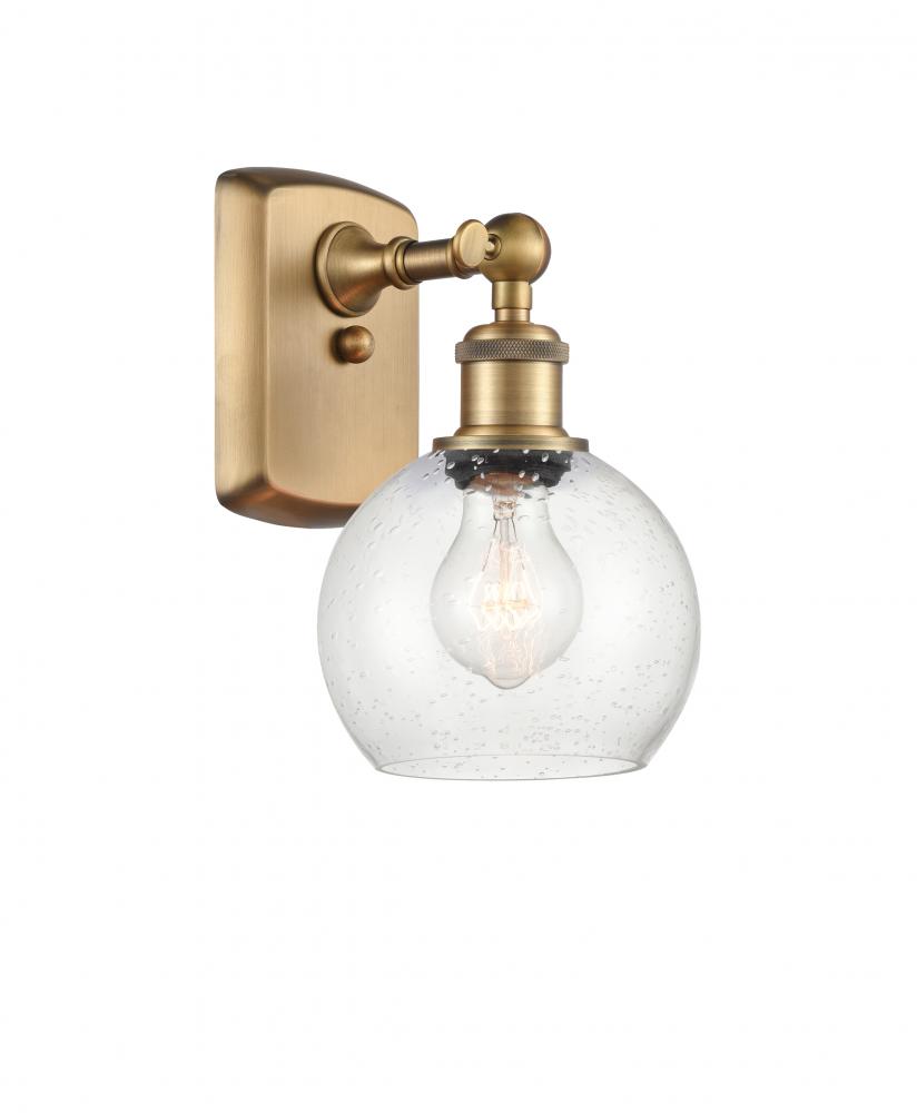 Athens - 1 Light - 6 inch - Brushed Brass - Sconce