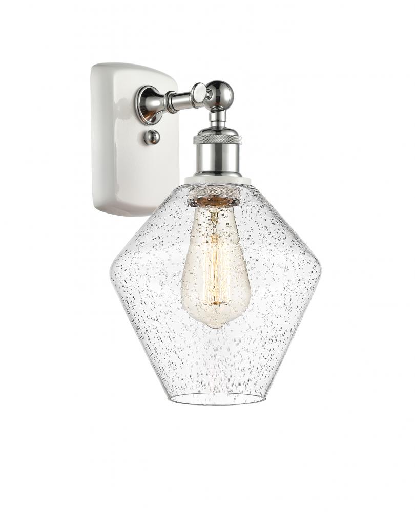 Cindyrella - 1 Light - 8 inch - White Polished Chrome - Sconce