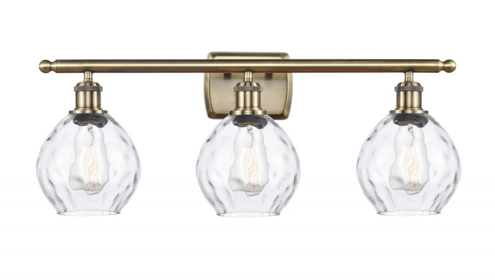 Waverly - 3 Light - 26 inch - Antique Brass - Bath Vanity Light