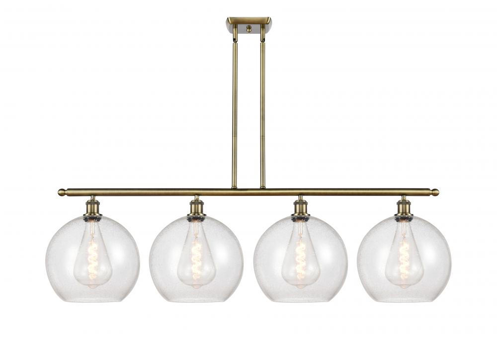 Athens - 4 Light - 50 inch - Antique Brass - Stem Hung - Island Light