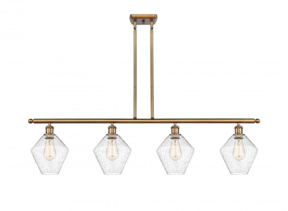 Cindyrella - 4 Light - 48 inch - Brushed Brass - Cord hung - Island Light