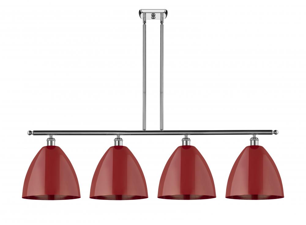 Plymouth - 4 Light - 50 inch - Polished Chrome - Cord hung - Island Light