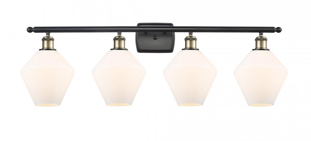 Cindyrella - 4 Light - 38 inch - Black Antique Brass - Bath Vanity Light