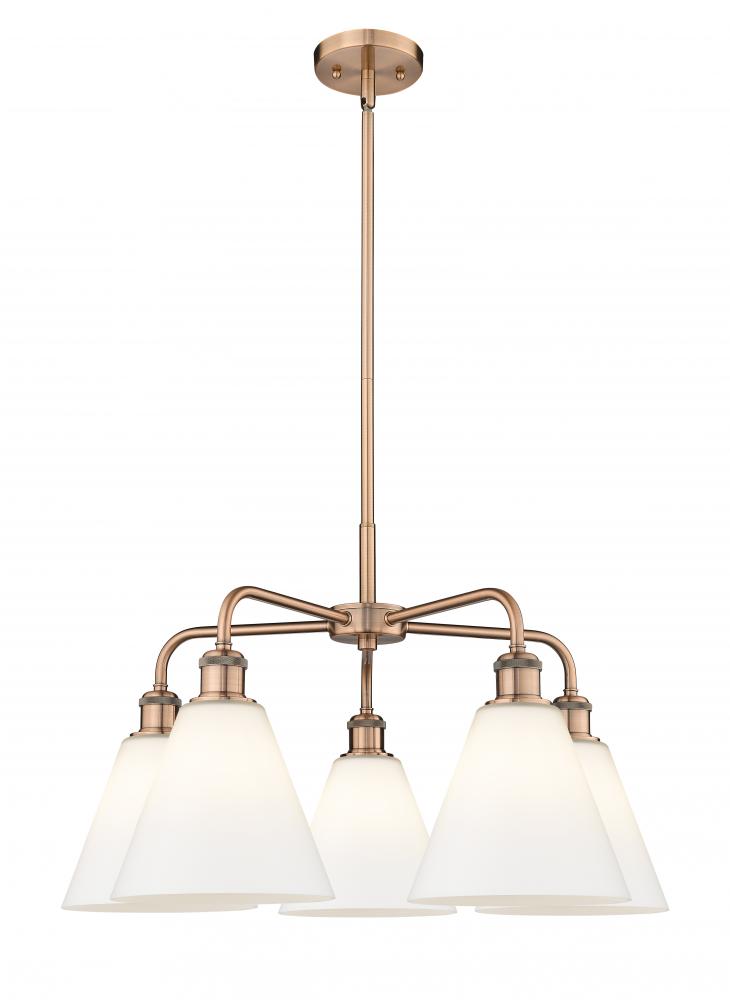 Berkshire - 5 Light - 26 inch - Antique Copper - Chandelier