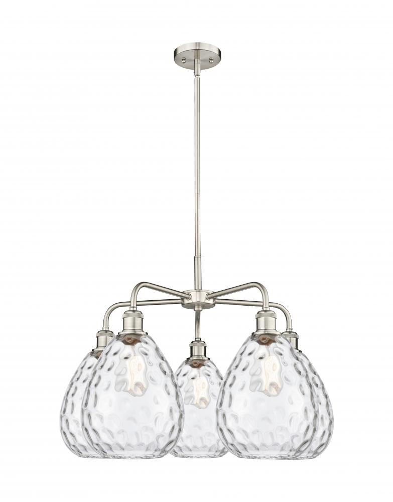 Waverly - 5 Light - 26 inch - Satin Nickel - Chandelier