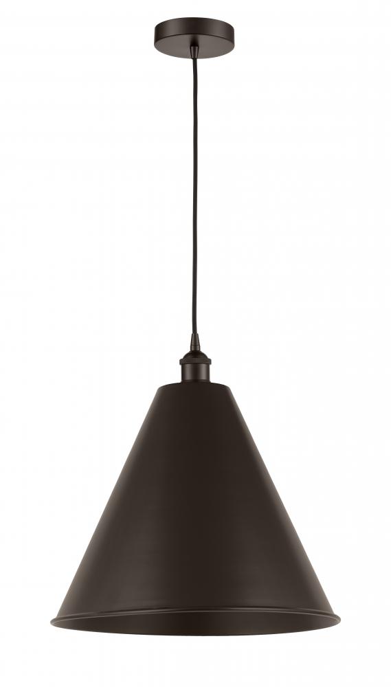 Berkshire - 1 Light - 16 inch - Oil Rubbed Bronze - Cord hung - Mini Pendant