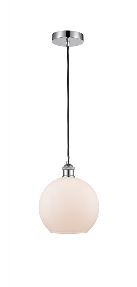 Athens - 1 Light - 8 inch - Polished Chrome - Cord hung - Mini Pendant