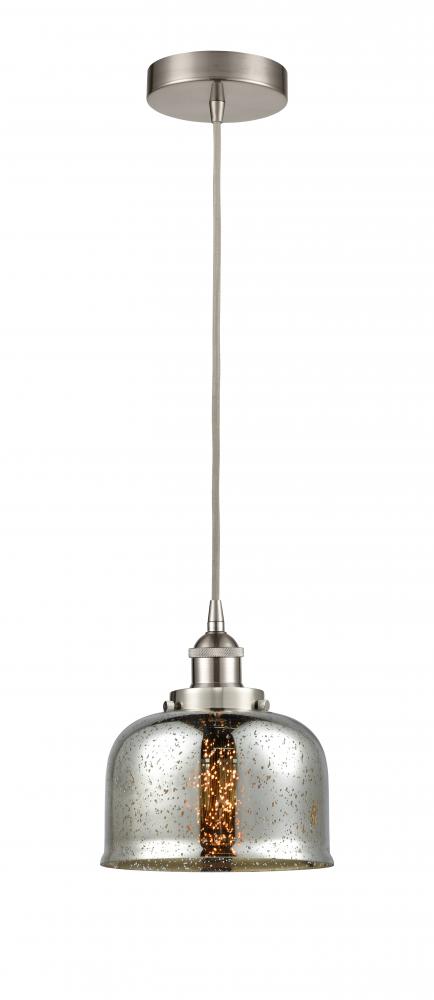 Cone - 1 Light - 8 inch - Satin Nickel - Mini Pendant