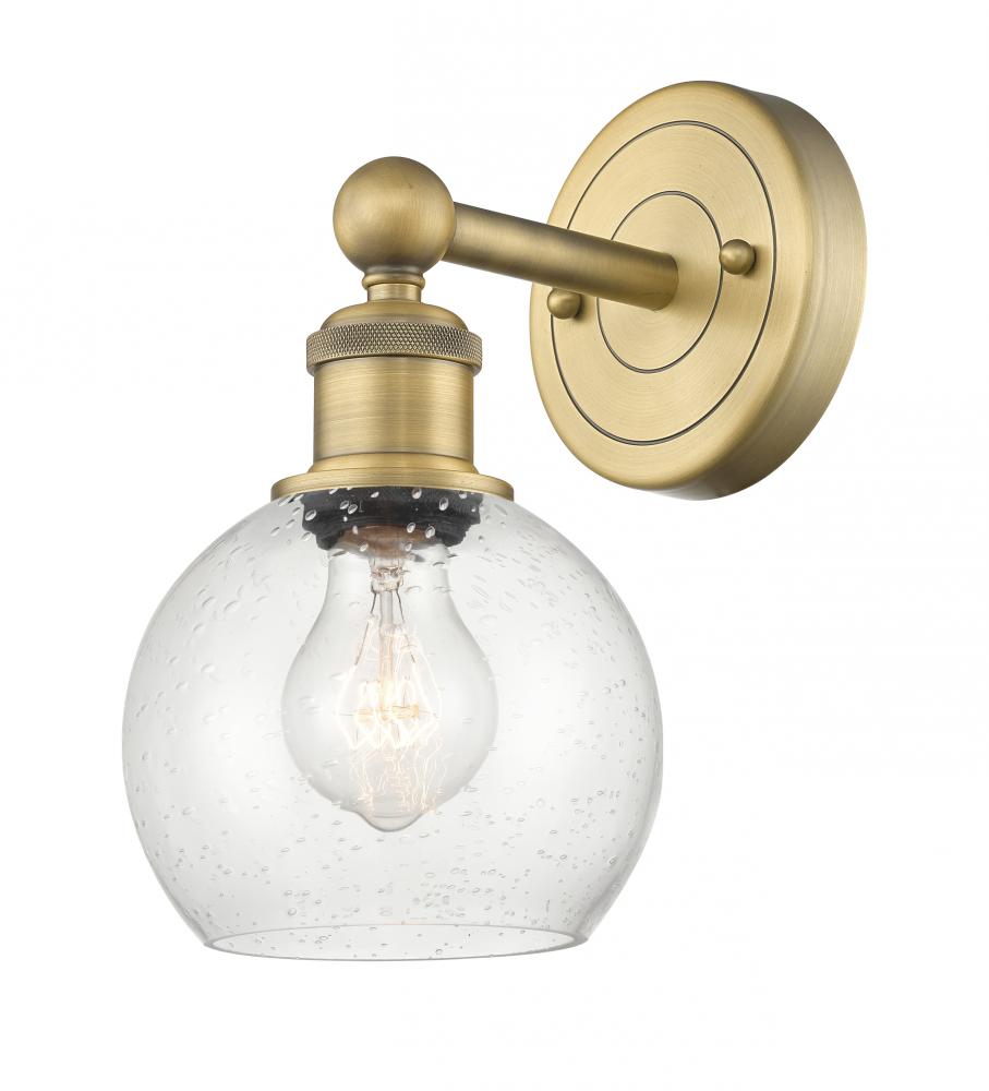 Athens - 1 Light - 6 inch - Brushed Brass - Sconce