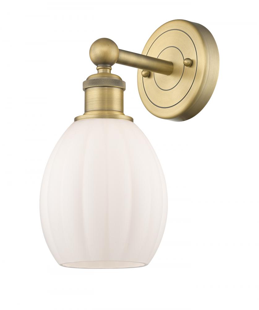 Eaton - 1 Light - 6 inch - Brushed Brass - Sconce