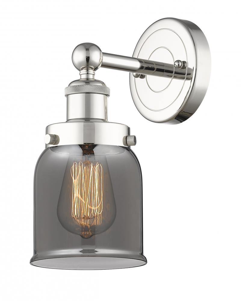 Bell - 1 Light - 5 inch - Polished Nickel - Sconce