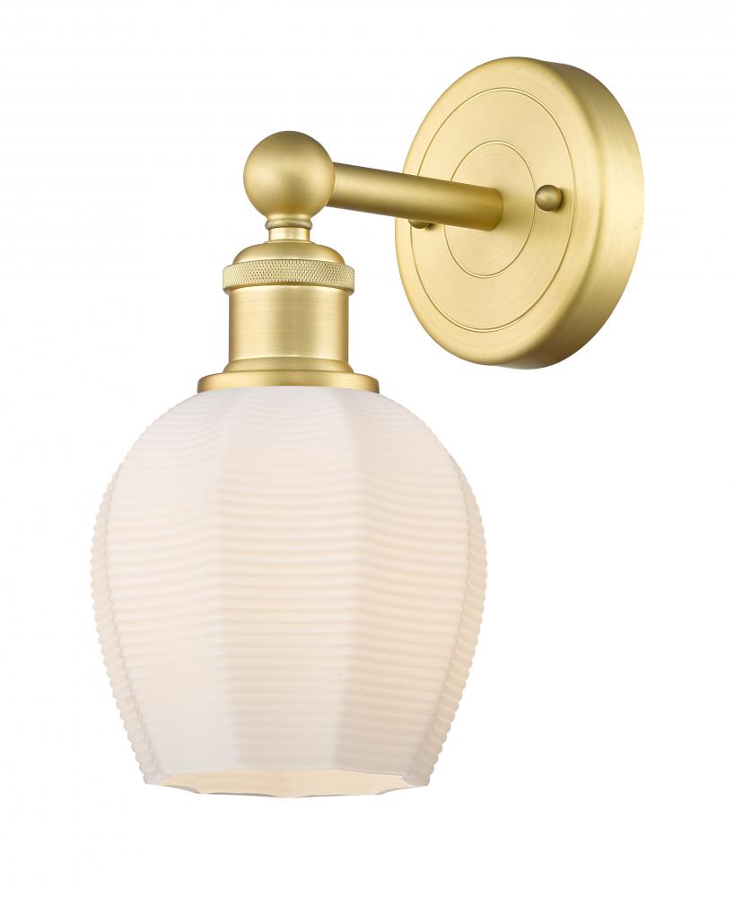 Norfolk - 1 Light - 6 inch - Satin Gold - Sconce