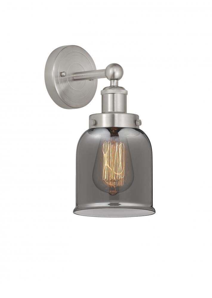 Bell - 1 Light - 5 inch - Brushed Satin Nickel - Sconce