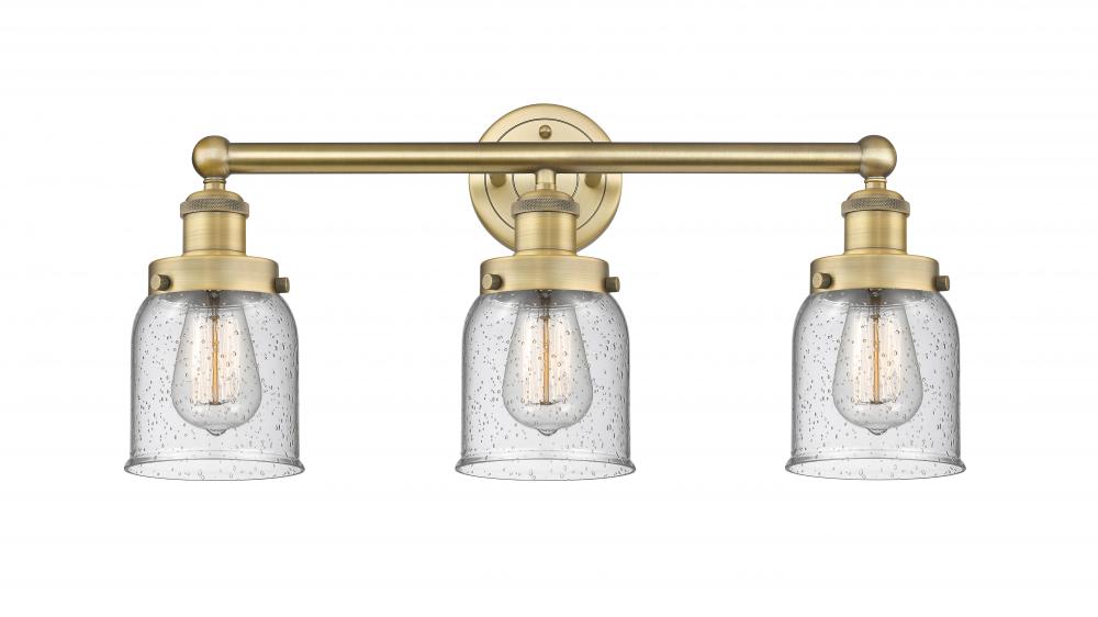 Bell - 3 Light - 23 inch - Brushed Brass - Bath Vanity Light