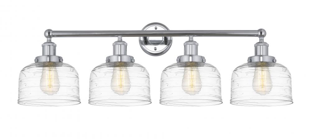 Bell - 4 Light - 35 inch - Polished Chrome - Bath Vanity Light