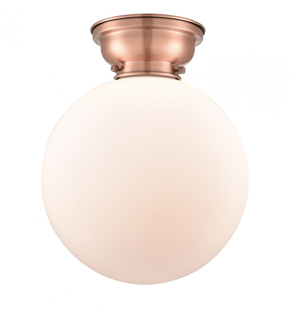 Beacon - 1 Light - 12 inch - Antique Copper - Flush Mount