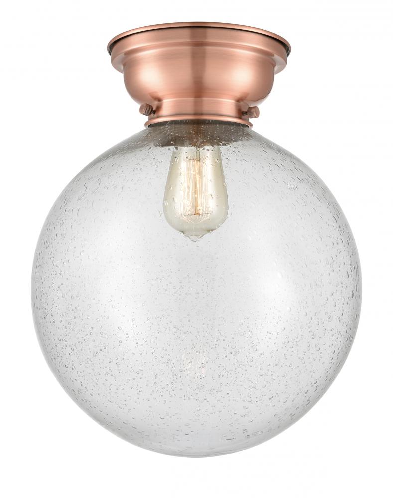 Beacon - 1 Light - 12 inch - Antique Copper - Flush Mount