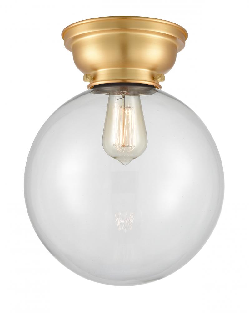 Beacon - 1 Light - 10 inch - Satin Gold - Flush Mount