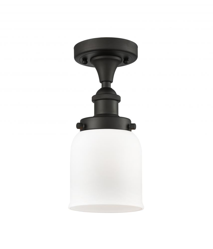 Bell - 1 Light - 5 inch - Oil Rubbed Bronze - Semi-Flush Mount