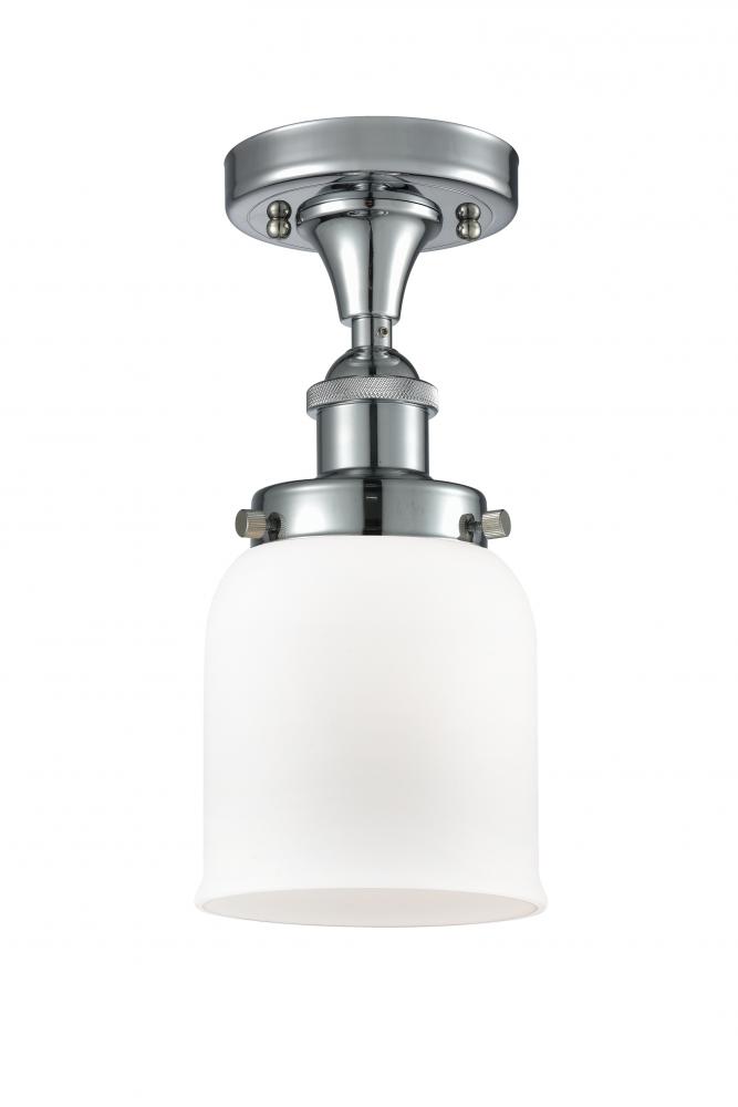 Bell - 1 Light - 5 inch - Polished Chrome - Semi-Flush Mount