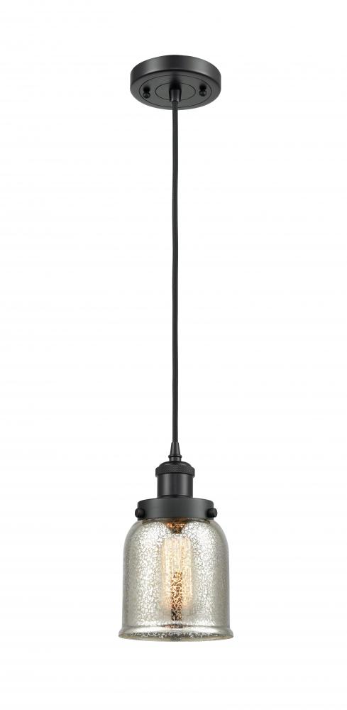 Bell - 1 Light - 5 inch - Matte Black - Cord hung - Mini Pendant