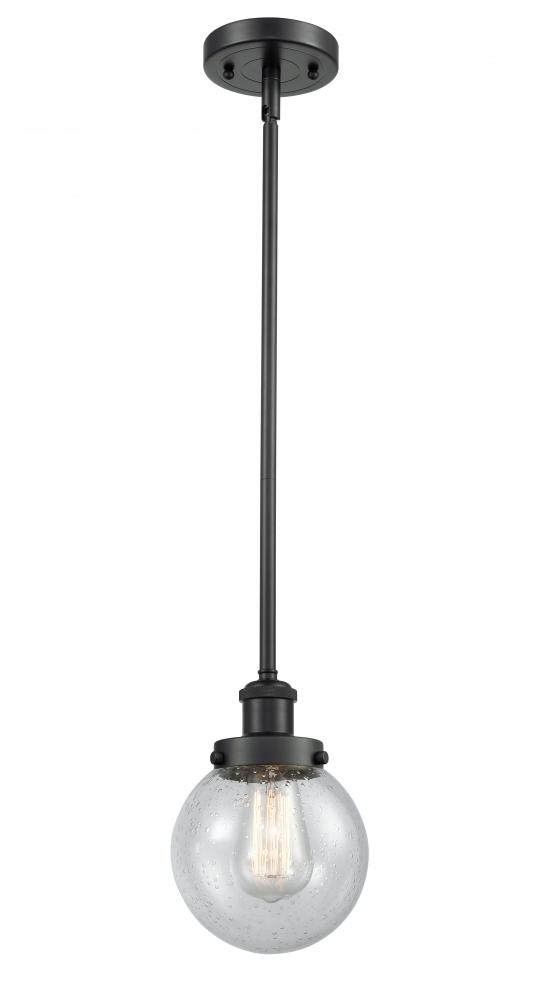 Beacon - 1 Light - 6 inch - Matte Black - Mini Pendant