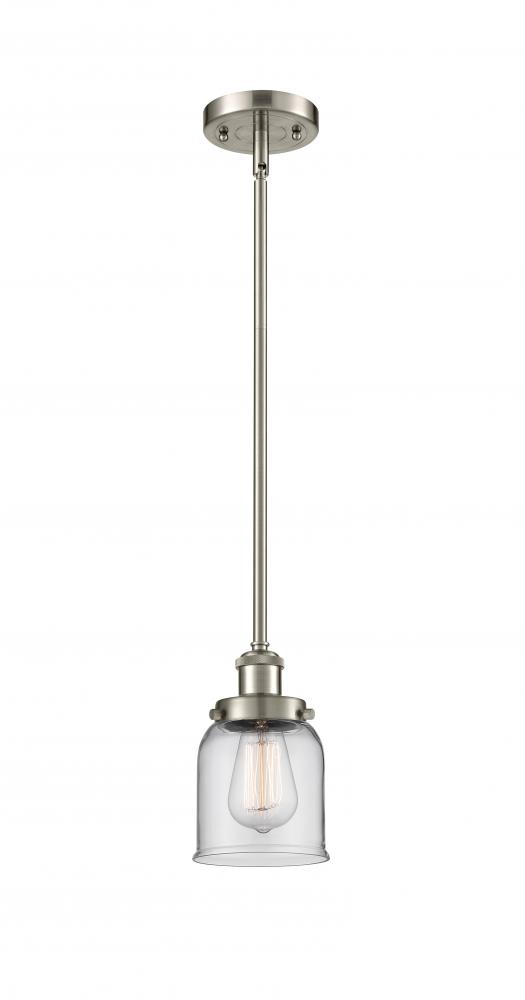 Bell - 1 Light - 5 inch - Brushed Satin Nickel - Mini Pendant