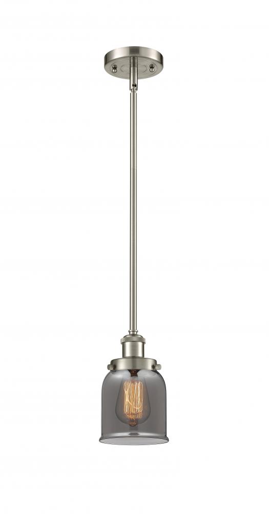 Bell - 1 Light - 5 inch - Brushed Satin Nickel - Mini Pendant