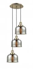 Innovations Lighting 113F-3P-AB-G78 - Cone - 3 Light - 14 inch - Antique Brass - Cord hung - Multi Pendant