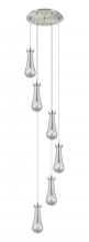 Innovations Lighting 116-451-1P-SN-G451-4SM - Owego - 6 Light - 16 inch - Brushed Satin Nickel - Multi Pendant