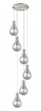 Innovations Lighting 116-451-1P-SN-G451-7SM - Owego - 6 Light - 16 inch - Brushed Satin Nickel - Multi Pendant