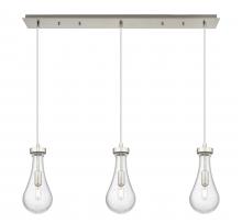 Innovations Lighting 123-451-1P-SN-G451-5SDY - Owego - 3 Light - 37 inch - Brushed Satin Nickel - Linear Pendant