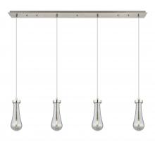 Innovations Lighting 124-451-1P-SN-G451-4SM - Owego - 4 Light - 49 inch - Brushed Satin Nickel - Linear Pendant