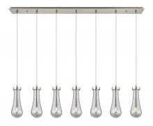 Innovations Lighting 127-451-1P-SN-G451-4SM - Owego - 7 Light - 49 inch - Brushed Satin Nickel - Linear Pendant