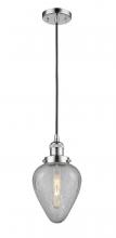 Innovations Lighting 201C-PC-G165-LED - Geneseo - 1 Light - 7 inch - Polished Chrome - Cord hung - Mini Pendant