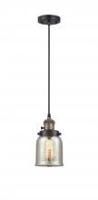 Innovations Lighting 201CSW-BAB-G58 - Bell - 1 Light - 5 inch - Black Antique Brass - Cord hung - Mini Pendant