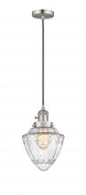 Innovations Lighting 201CSW-SN-G664-7-LED - Bullet - 1 Light - 7 inch - Brushed Satin Nickel - Cord hung - Mini Pendant