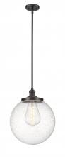 Innovations Lighting 201S-OB-G204-14-LED - Beacon - 1 Light - 14 inch - Oil Rubbed Bronze - Stem Hung - Pendant