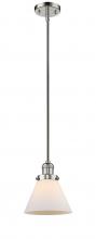 Innovations Lighting 201S-PN-G41 - Cone - 1 Light - 8 inch - Polished Nickel - Stem Hung - Mini Pendant