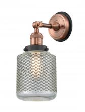 Innovations Lighting 203BP-ACBK-G262 - Stanton - 1 Light - 6 inch - Antique Copper - Sconce